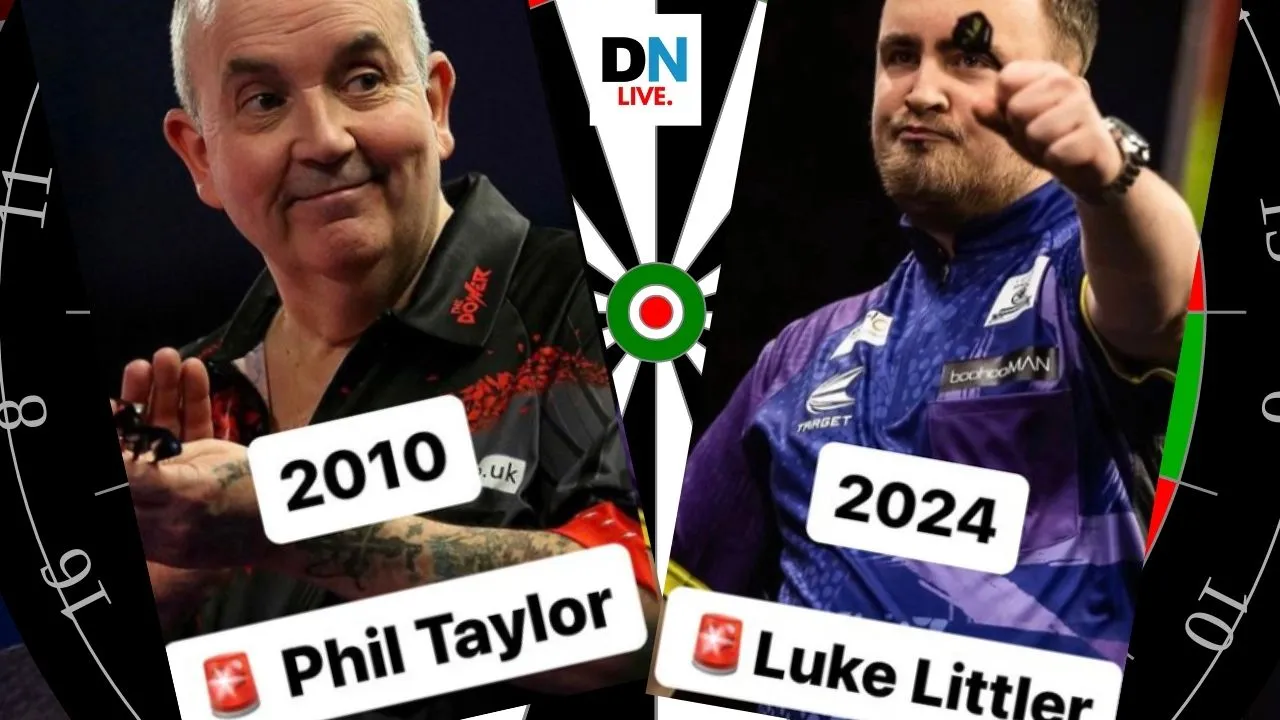 PHIL TAYLOR 63-YEAR-OLD READY OF COURSE I WOULD - TO BATTLE WITH YOUNGER 17-YEAR-OLD LUKE LITTLER